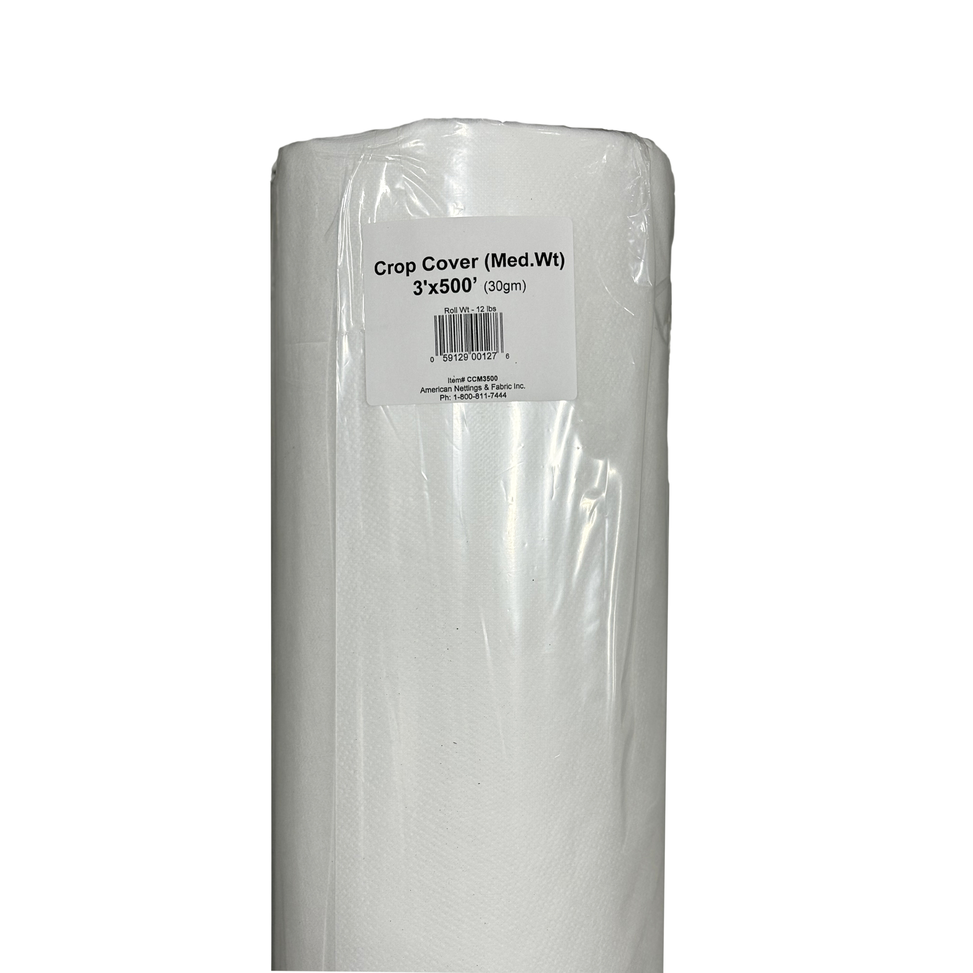 American Nettings & Fabric, Inc., Crop Cover Medium (30gm) 3ft.x500ft., Model# CM3500